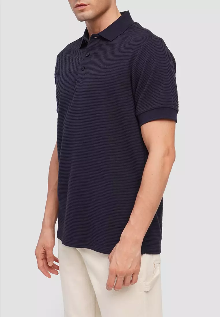 O.O.O. Textured Polo Shirt