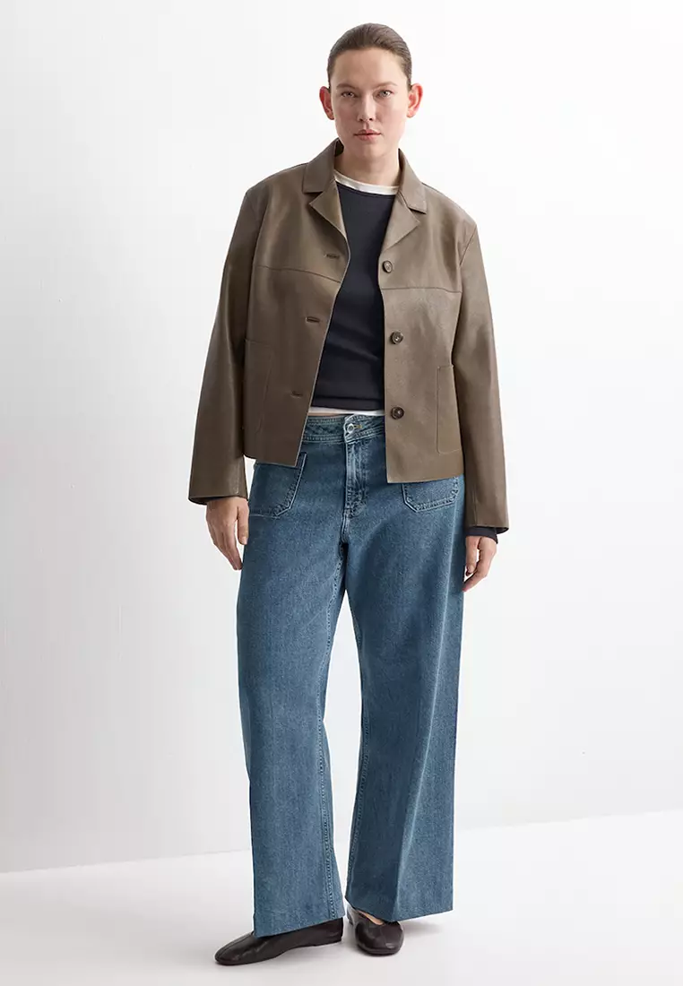 Wide Leg Jeans With Pockets