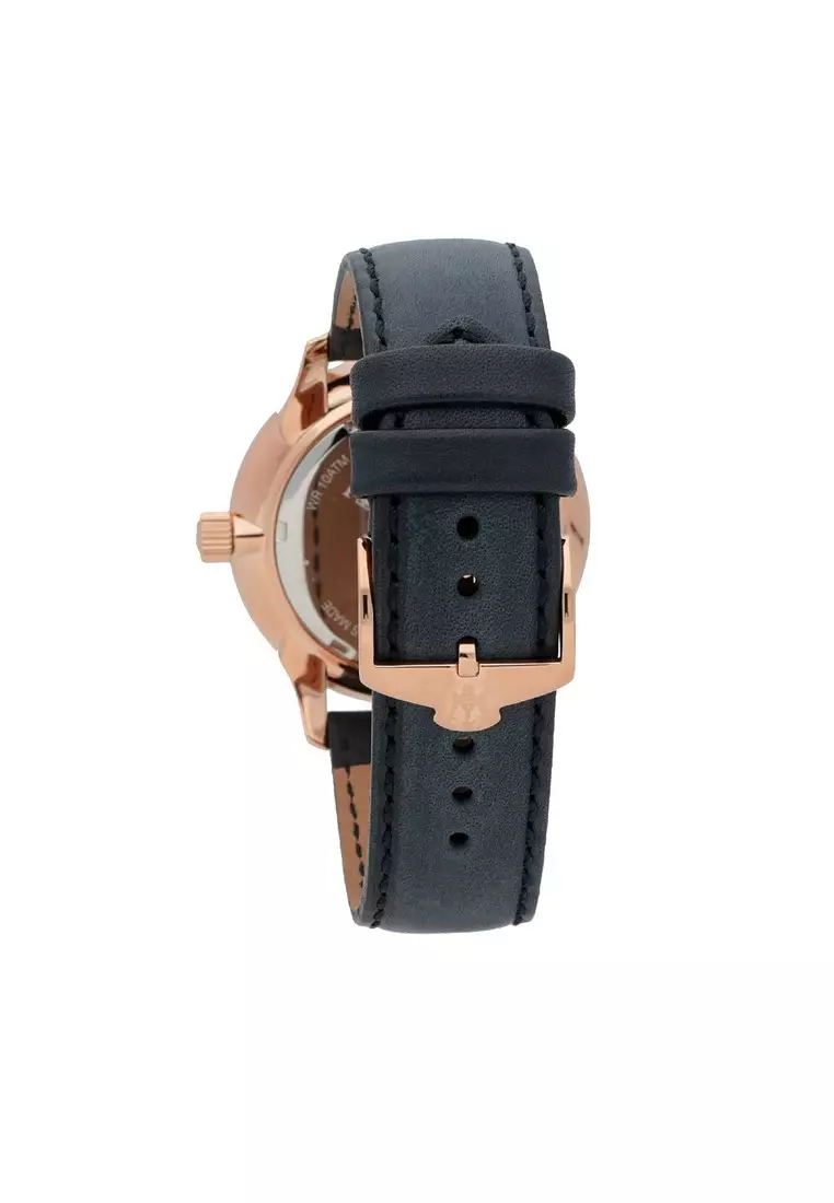 【2 Years Warranty】Maserati Attrazione Collection 43mm Blue Matt Dial Men's Quartz Watch R8851126001