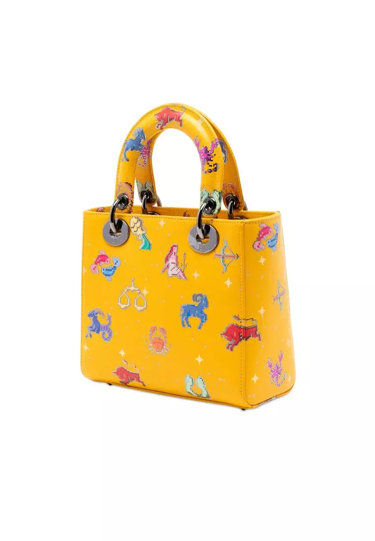 Pre-Loved Dior Small Calfskin Pixel Zodiac Lady Dior