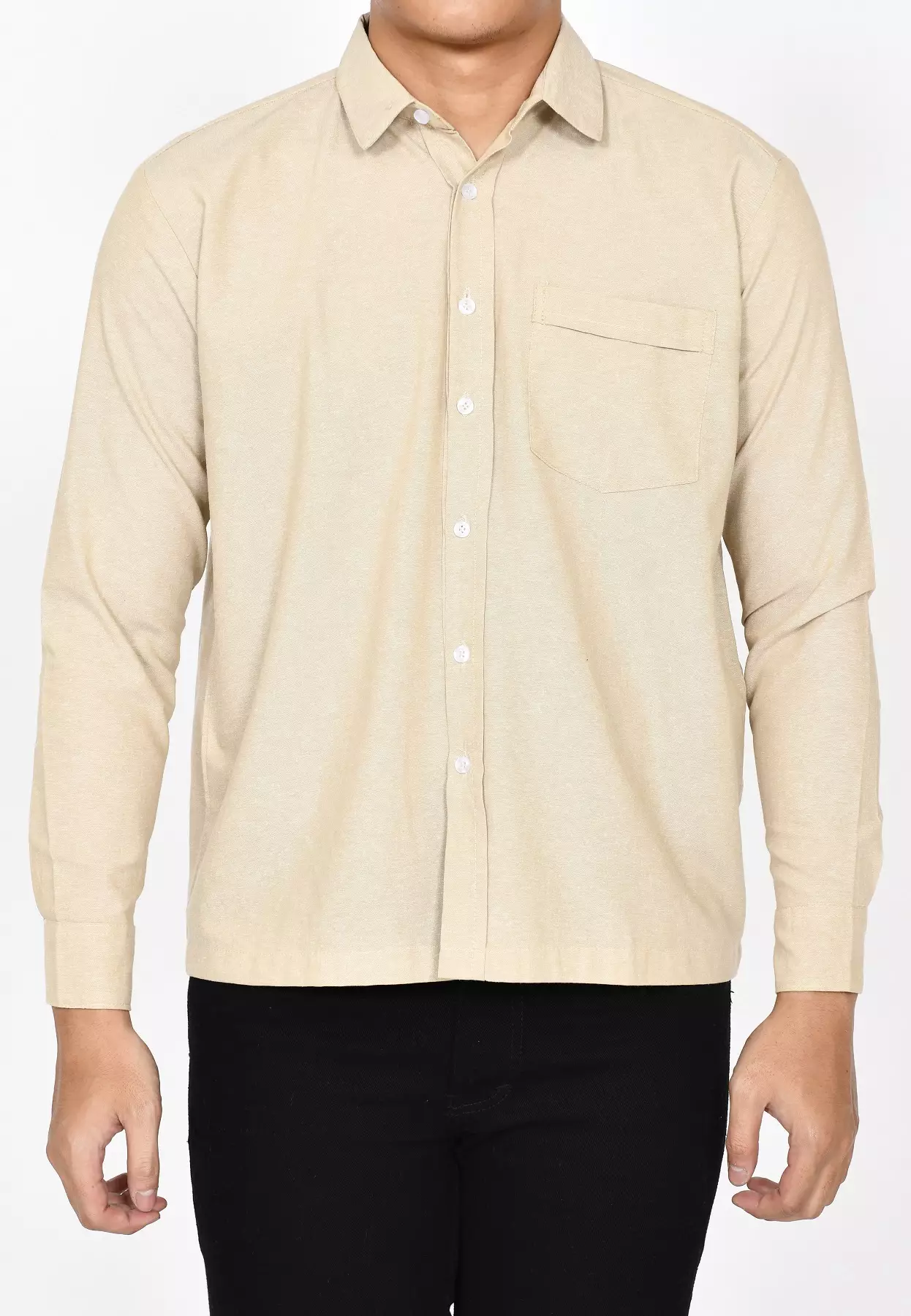 Kemeja Polos L/S James