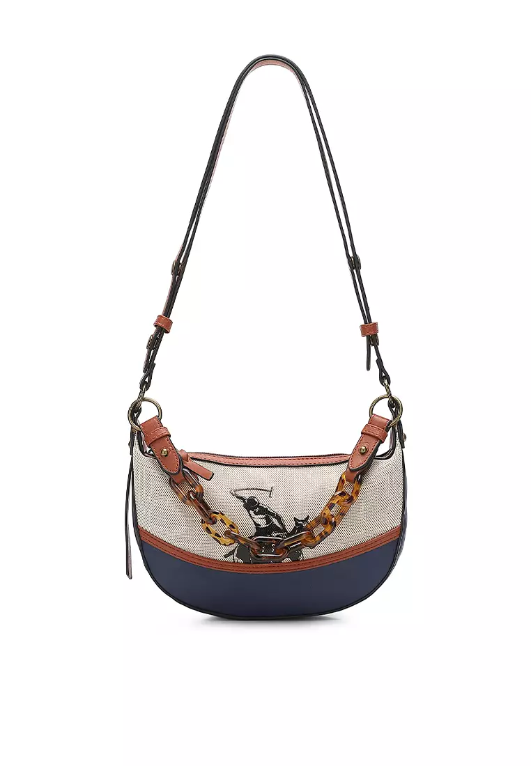 Coach blue sling online bag