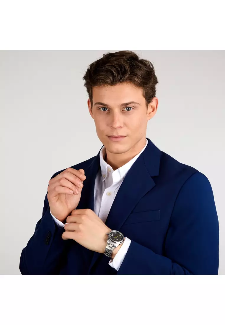 【2 Years Warranty】MASERATI Successo 42mm Men's Quartz Watch R8853121012 Japan Movement