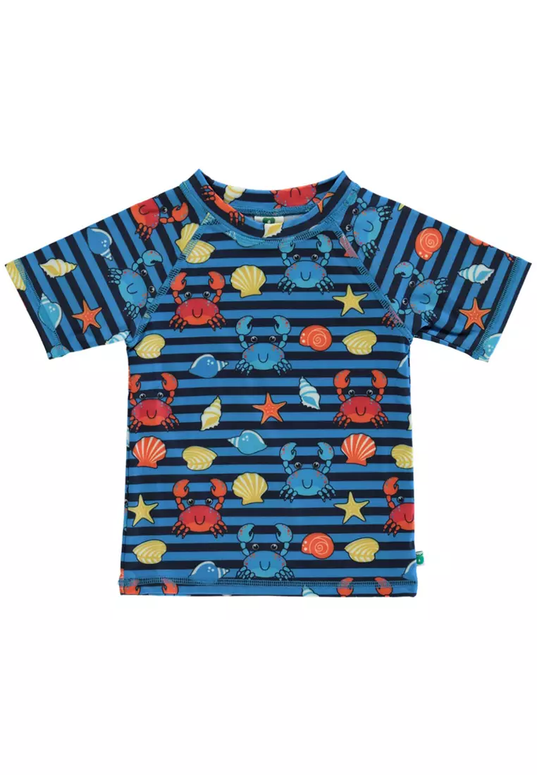 UV50 t-shirt for children with crabs
