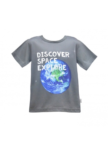 Curiosity Fashion grey Curiosity 4D Discover T-Shirt for Boys 8D102KA9D5CC19GS_1