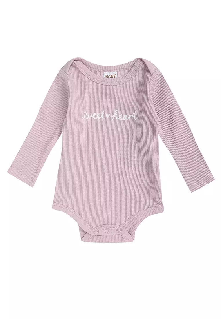 Organic Pointelle Long Sleeve Bubbysuit