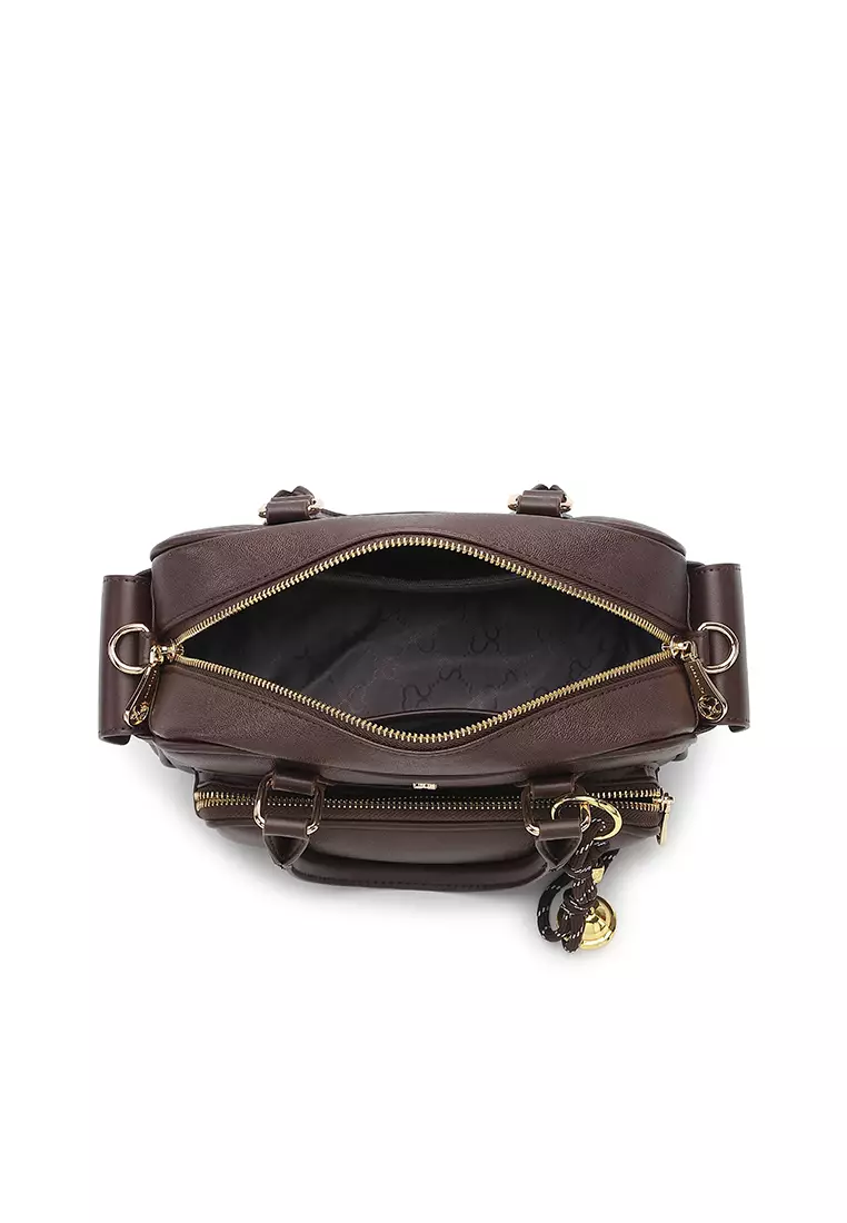 Women's Top Handle Bag / Sling Bag / Crossbody Bag / Shoulder Bag (Tas Tangan / Tas Selempang / Tas Bahu) - Hitam