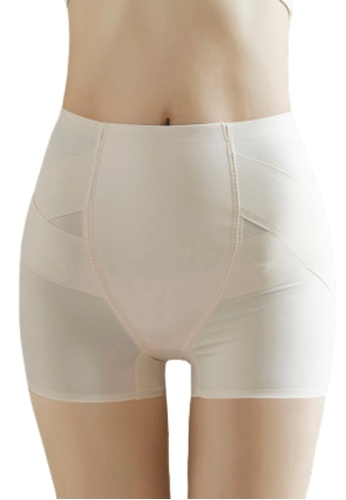 Kiss & Tell beige 2 Pack Premium Power Tummy Tuck Butt Lifting Safety Shorts Panties in Nude 89BA3US270D79DGS_1