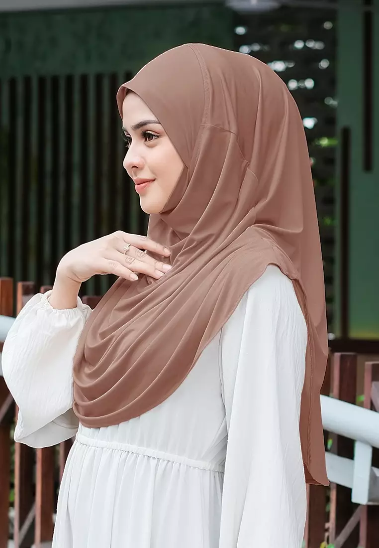 HIJAB INSTAN FATHIA - BROWN