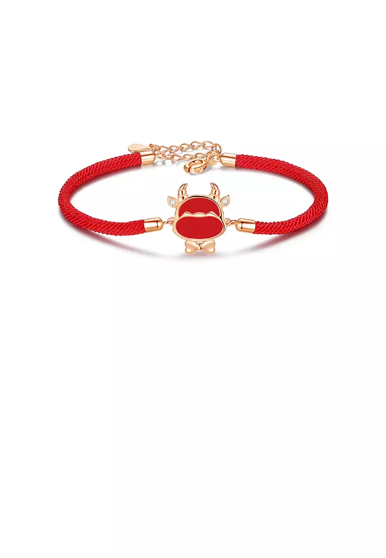 Buy Glamorousky 925 Sterling Silver Plated Rose Gold Simple and