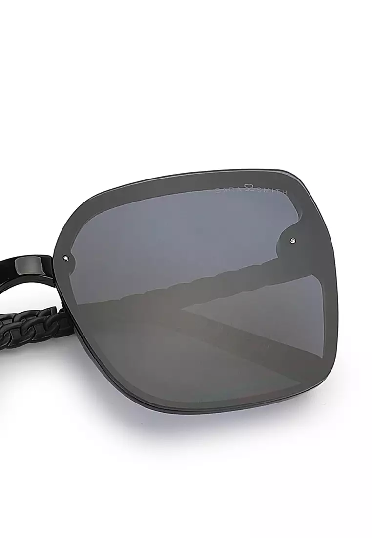 Unisex Fashion Sunglasses (Kacamata Hitam) - Hitam / Abu-Abu