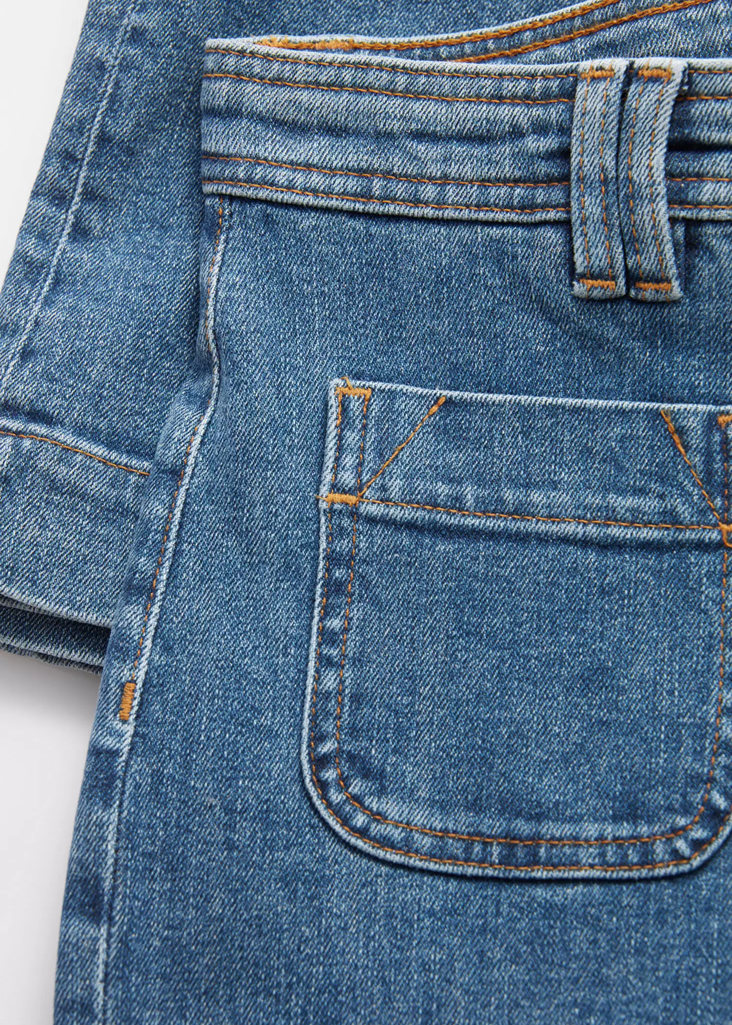 High-Waist Bootcut Jeans