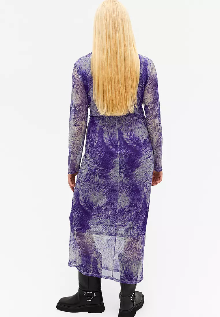 Buy Monki Long Mesh Dress 2024 Online ZALORA Singapore
