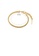 Glamorousky silver Simple Fashion Plated Gold 316L Stainless Steel Stripe Bracelet 412B2ACA0AFF46GS_2