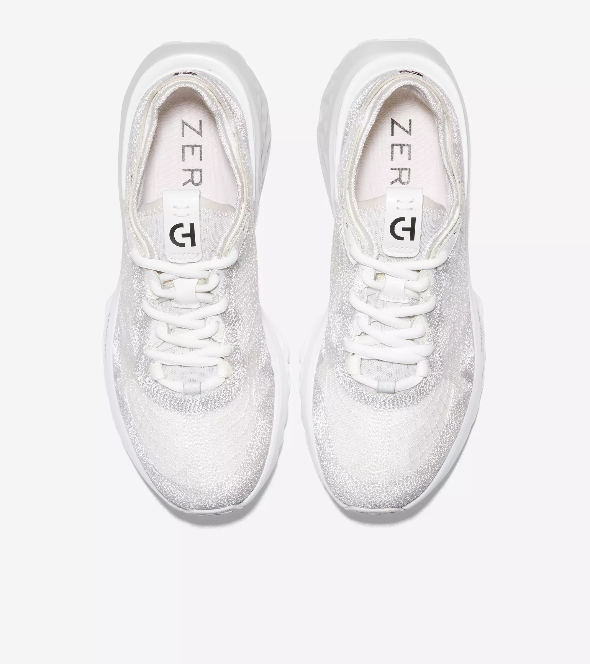 Cole Haan Woman 5Zg Embrostitch Rnnr:Opt Wht/Micro Chip - Sepatu Wanita (Putih)