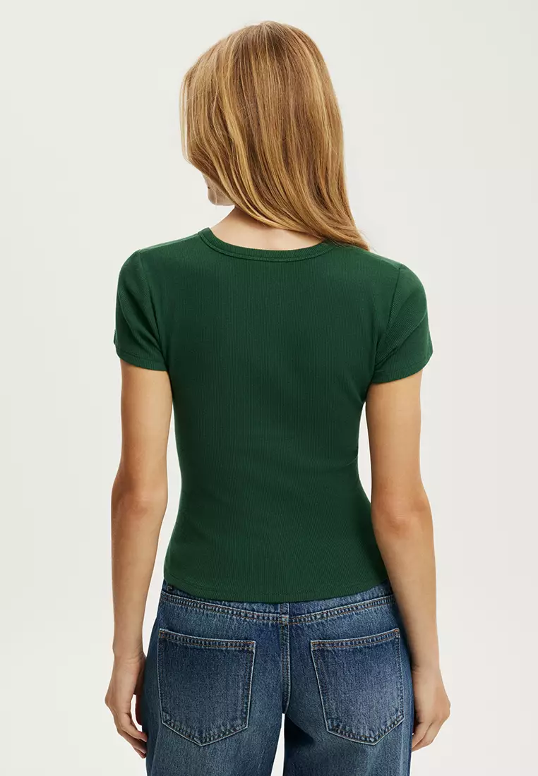 Blake Short Sleeves Henley Top