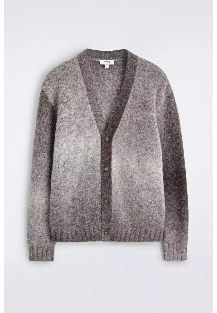DEGRADÉ ALPACA-BLEND CARDIGAN