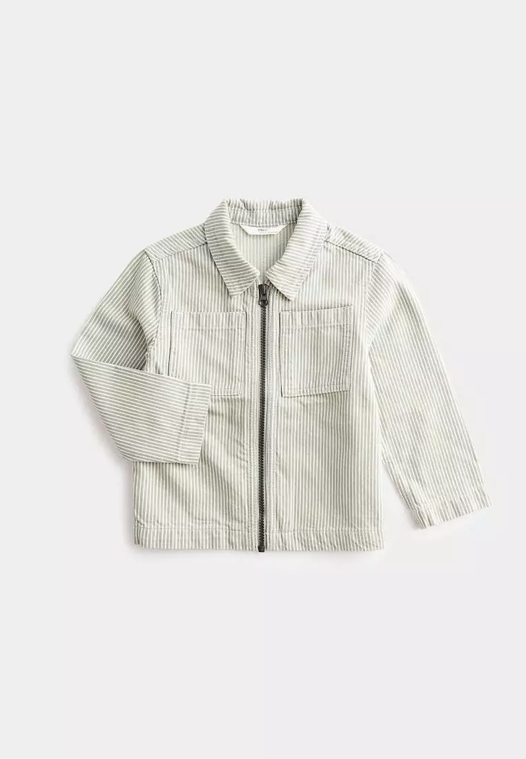 Pure Cotton Striped Jacket