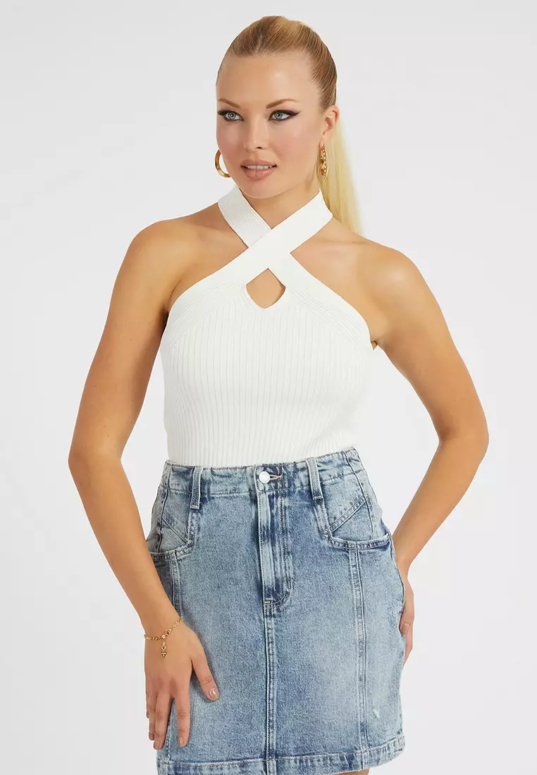 Guess halter top discount