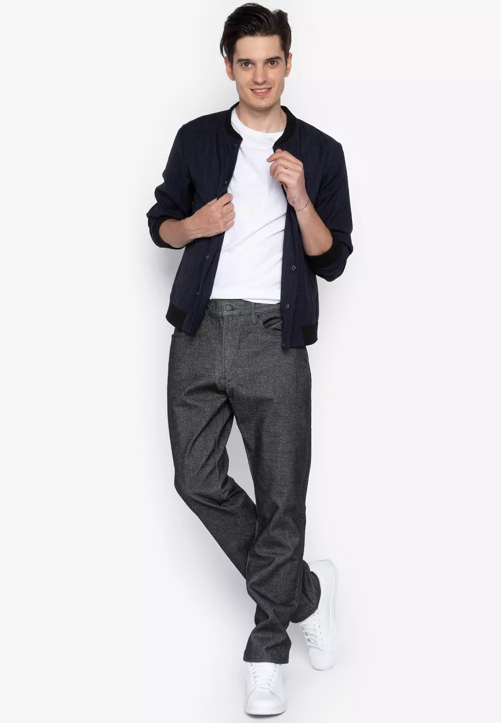 Straight Fit Stretch Jeans