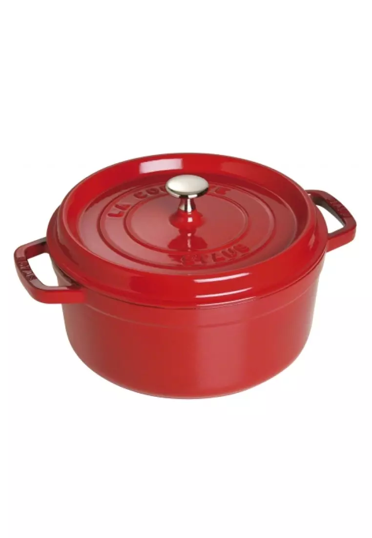 STAUB Staub Cast Iron 26cm Round Cocotte Cherry Red 2024 Buy STAUB