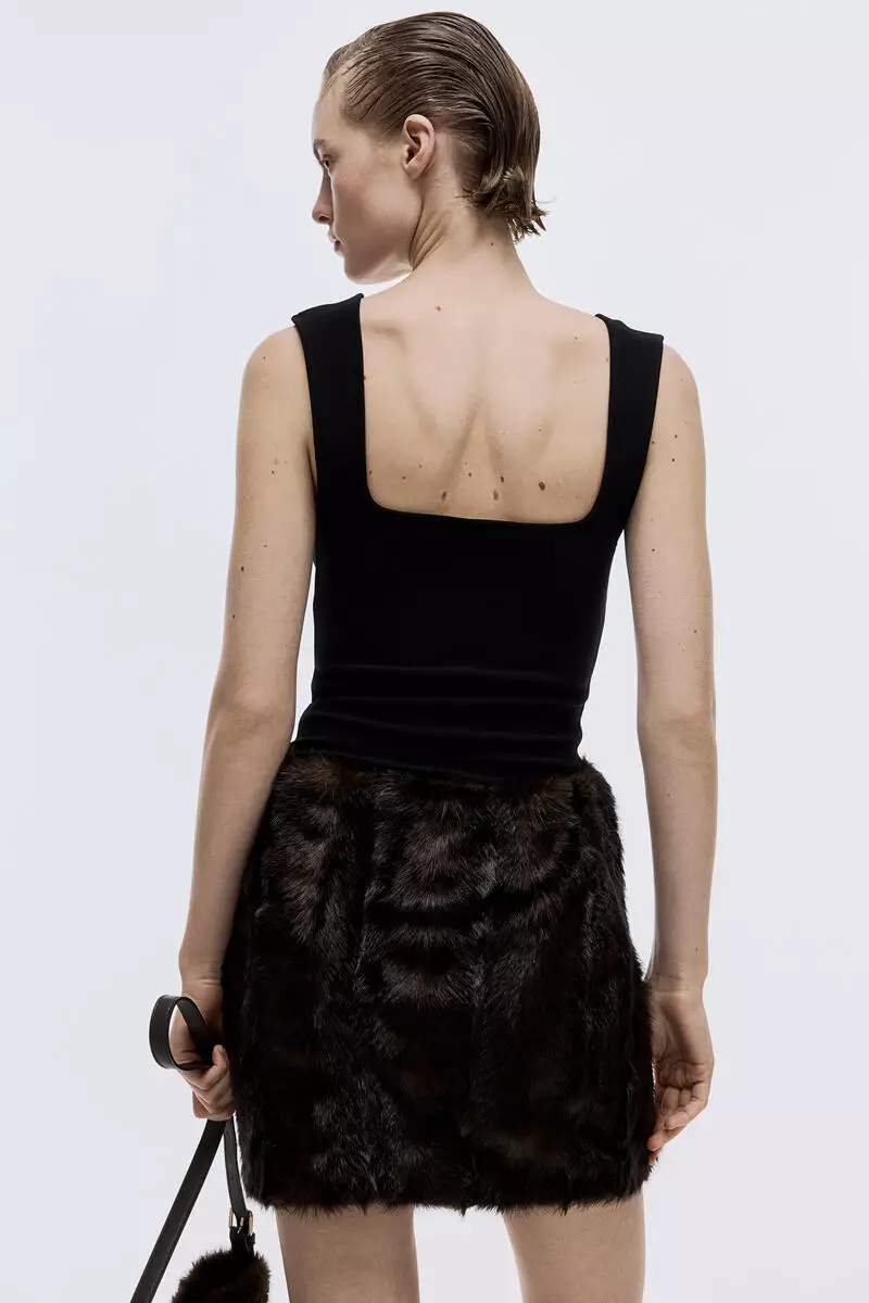 Square-neck vest top