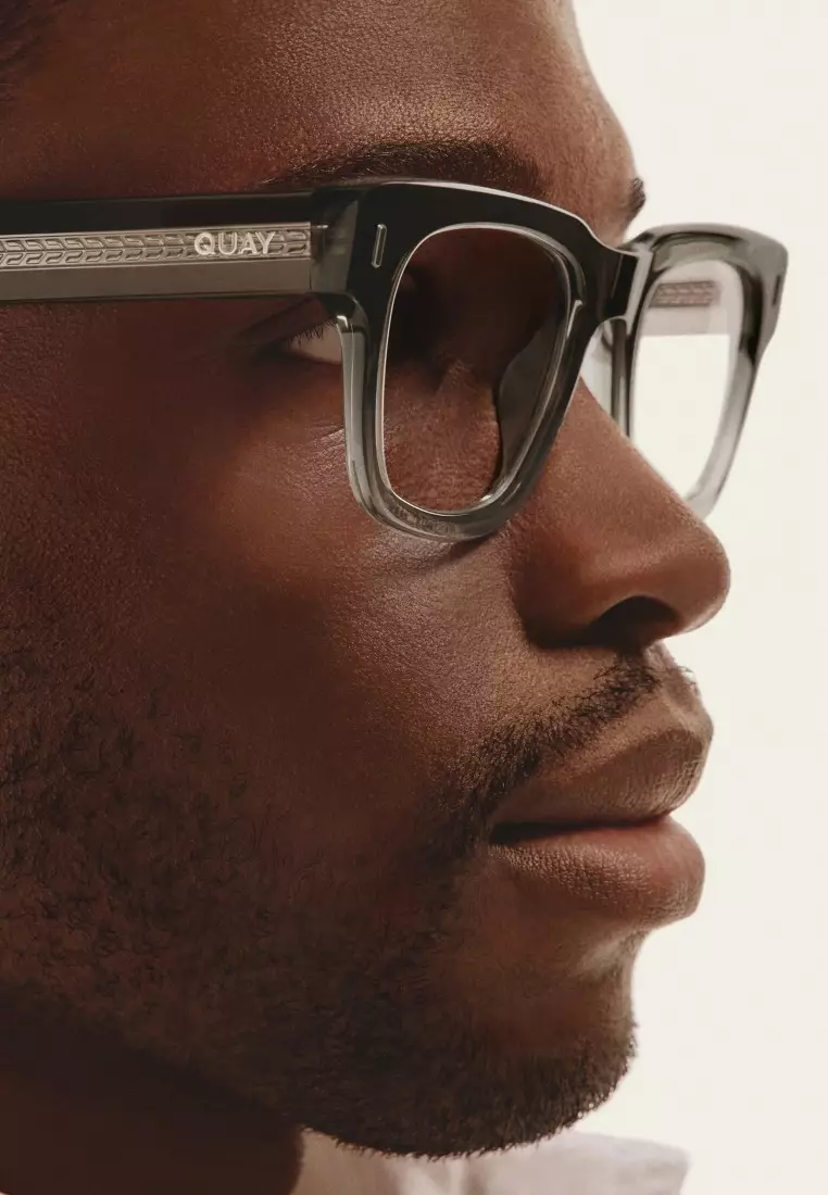 QUAY Exec 50mm Optical Eyeglasses - Black