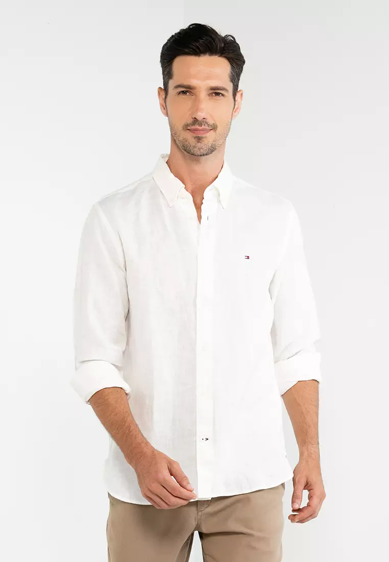 format finansiere overse Tommy Hilfiger Premium Linen Shirt 2023 | Buy Tommy Hilfiger Online |  ZALORA Hong Kong