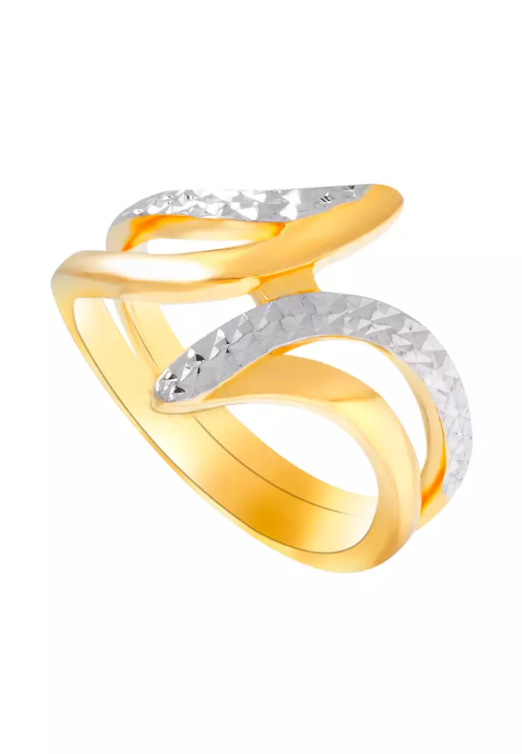 Pure gold diamond rings top
