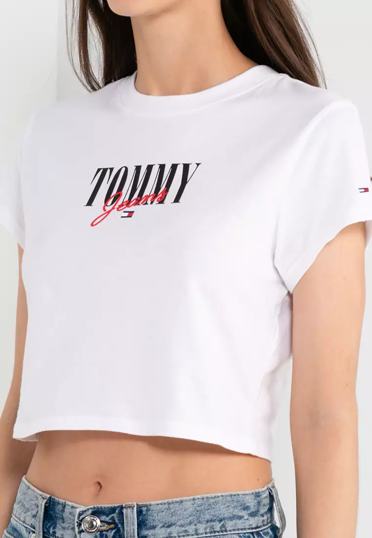 Tommy jeans crop on sale