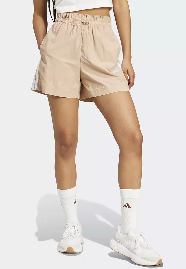 Essentials 3-Stripes Lifestyle Woven Shorts