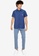 Santa Barbara Polo & Racquet Club blue Printed Shirt 35E3CAA56ED1B0GS_4