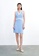 URBAN REVIVO blue Floral Print Knit Dress A2BE1AAC21D21DGS_4