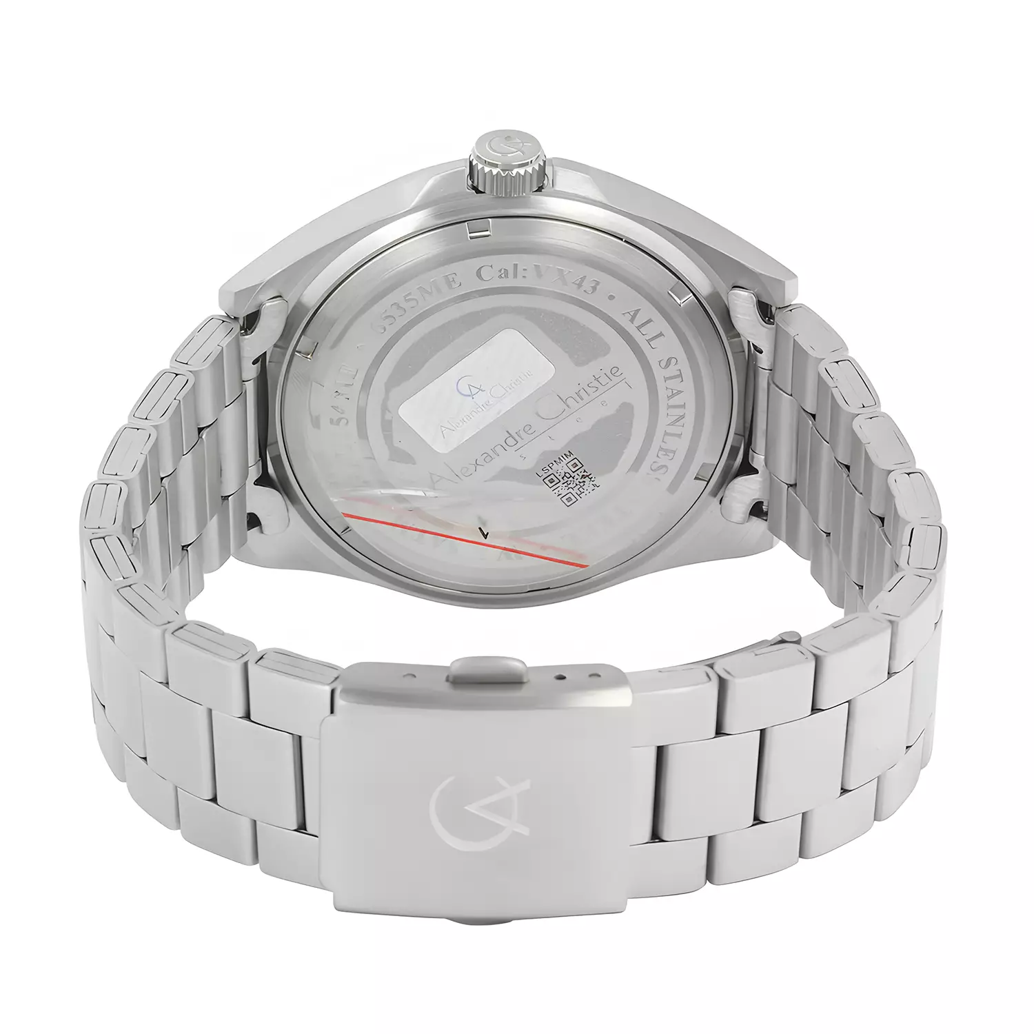 Jam Tangan Analog Pria - Sport Series - Silver Stainless Steel - 6535 MEBSSSL