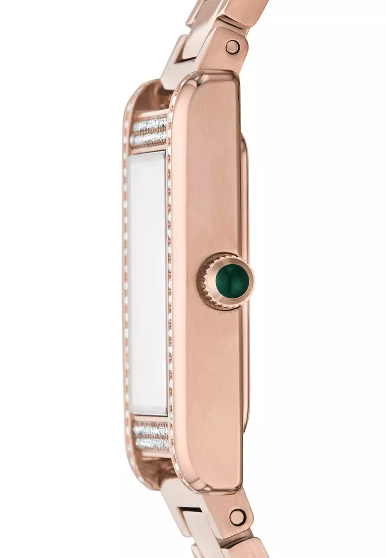 Emporio Armani Women's Analog Watch ( AR11641 ) - Quartz, Rose Gold Case, Rectangular Dial, 16 MM Rose Gold Stainless Steel Band