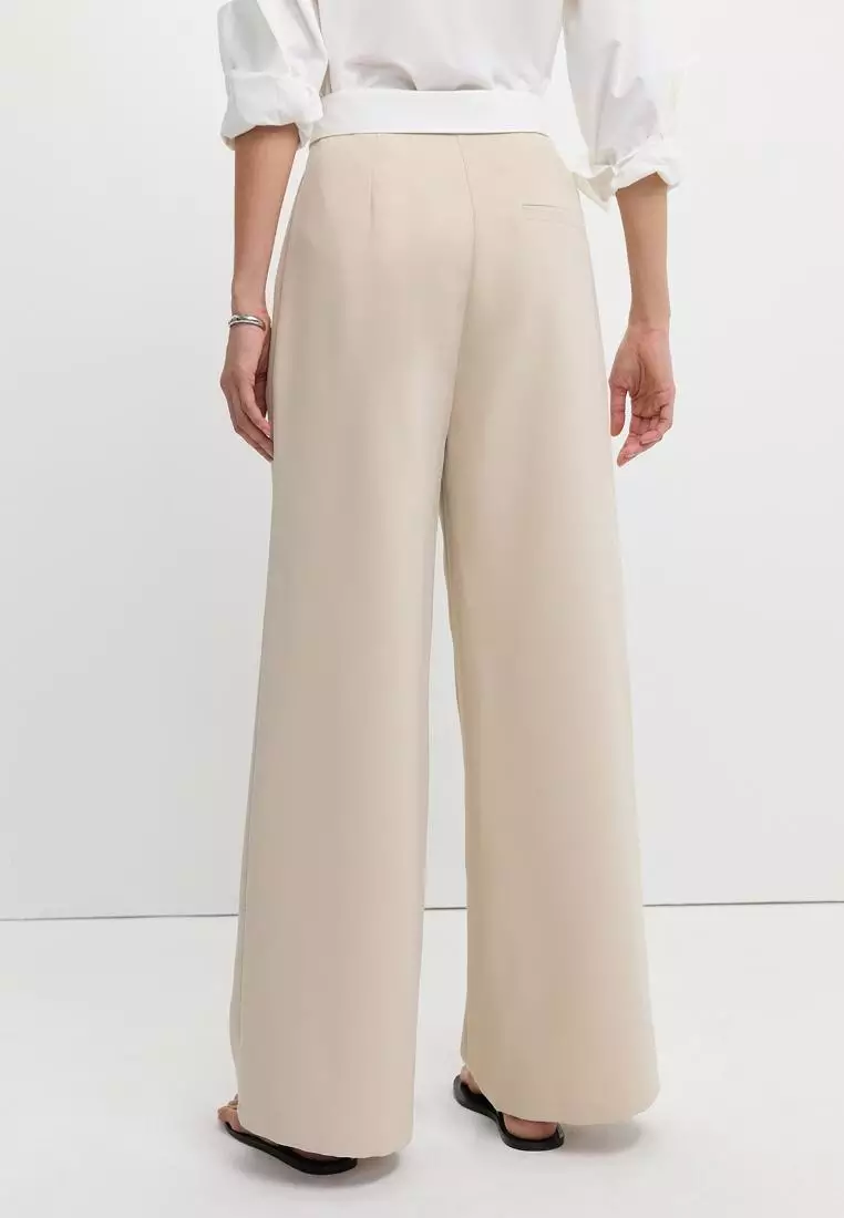 Folded Waistband Pants