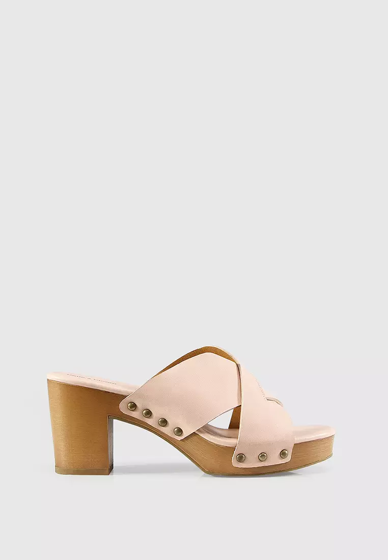 Discount on Belle & Bloom  shoes - SKU: Midtown Clog Mule - Blush