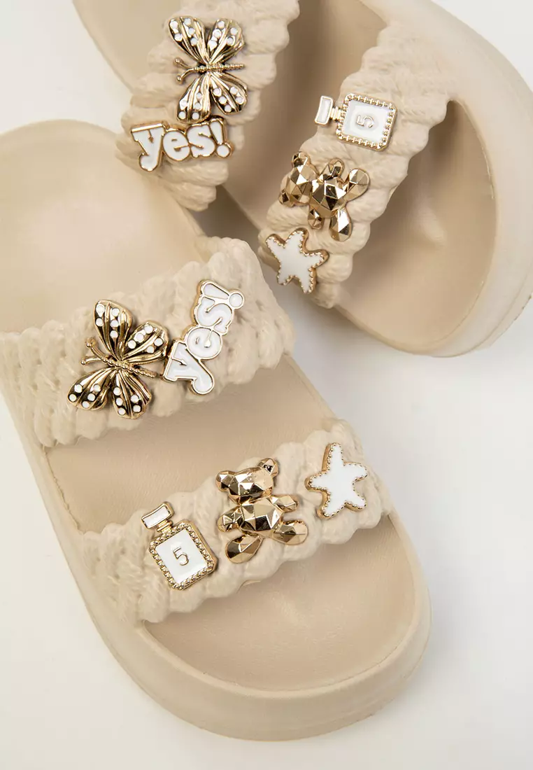 Beige Women's Slippers 20305