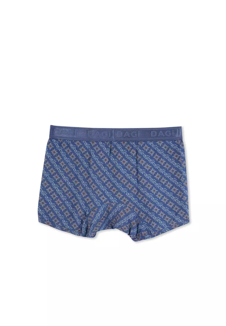 2-Pack Terracotta Boxer, Floral Print, Slim Fit, Short Leg, Underwear for Men