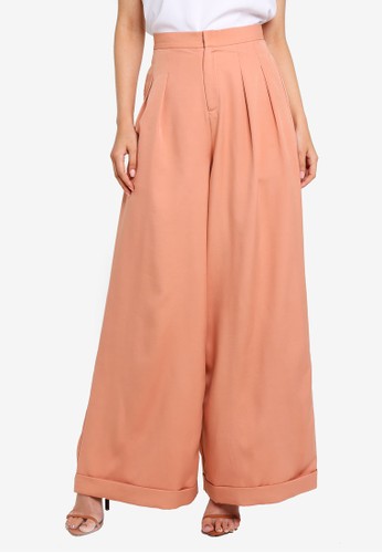 Jual Afiqm Tailored Wide Leg Pants Original Zalora Indonesia