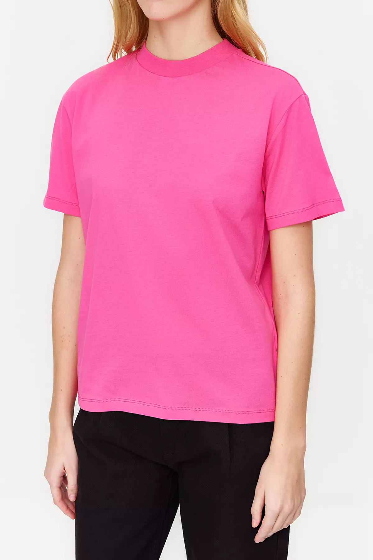 Mock Neck T-Shirt
