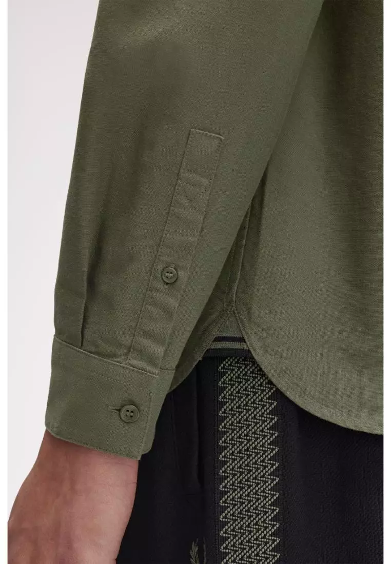 Fred Perry M5516 Oxford Shirt (Laurel Wreath Green)