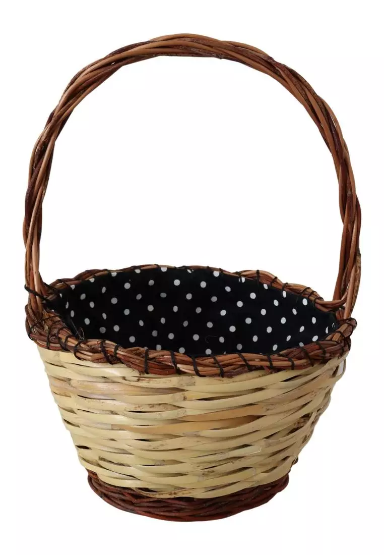 Rattan basket bag shop