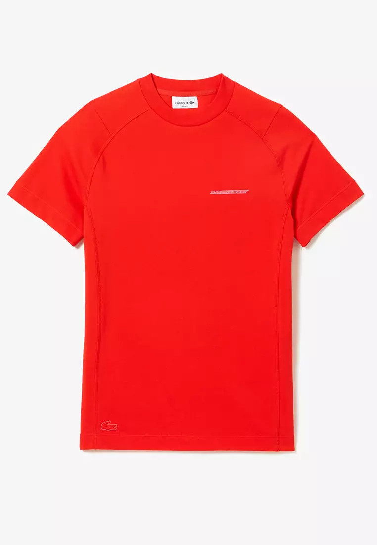 Lacoste t top shirt orange