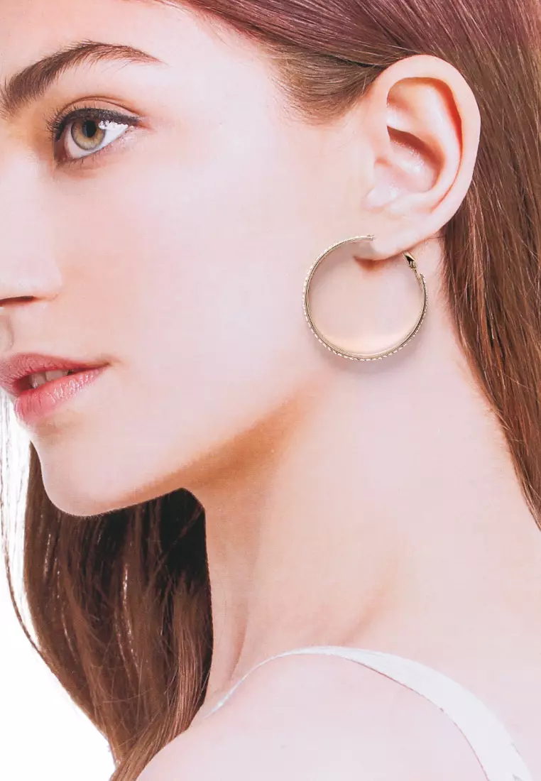 Dainty hoop earrings deals set