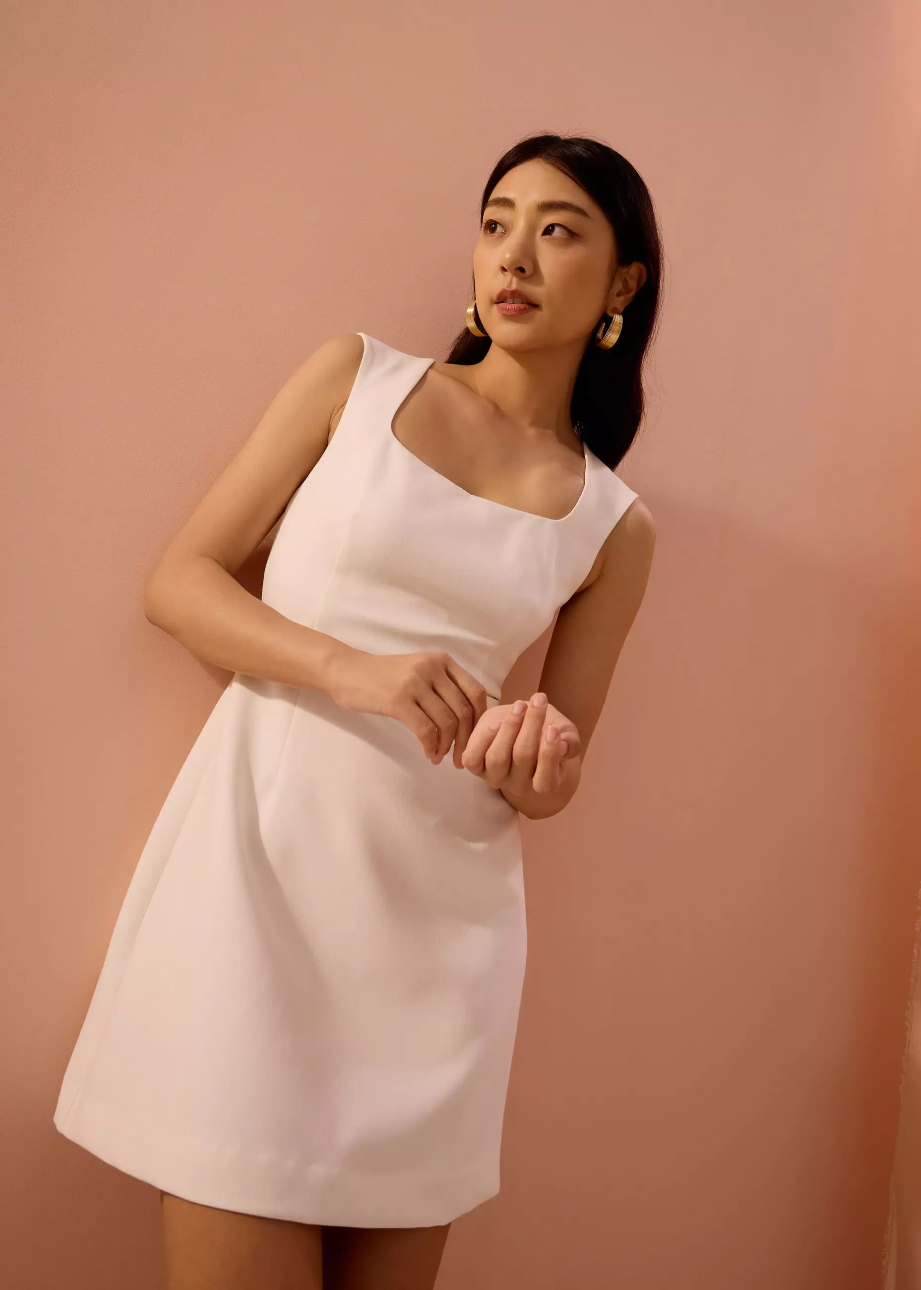 Dress Wanita - Sitti Belted A-Line Mini Dress