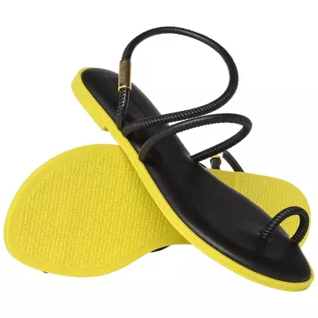 Havaianas 0090 Una Pitanga Eur Black - Sandal Wanita