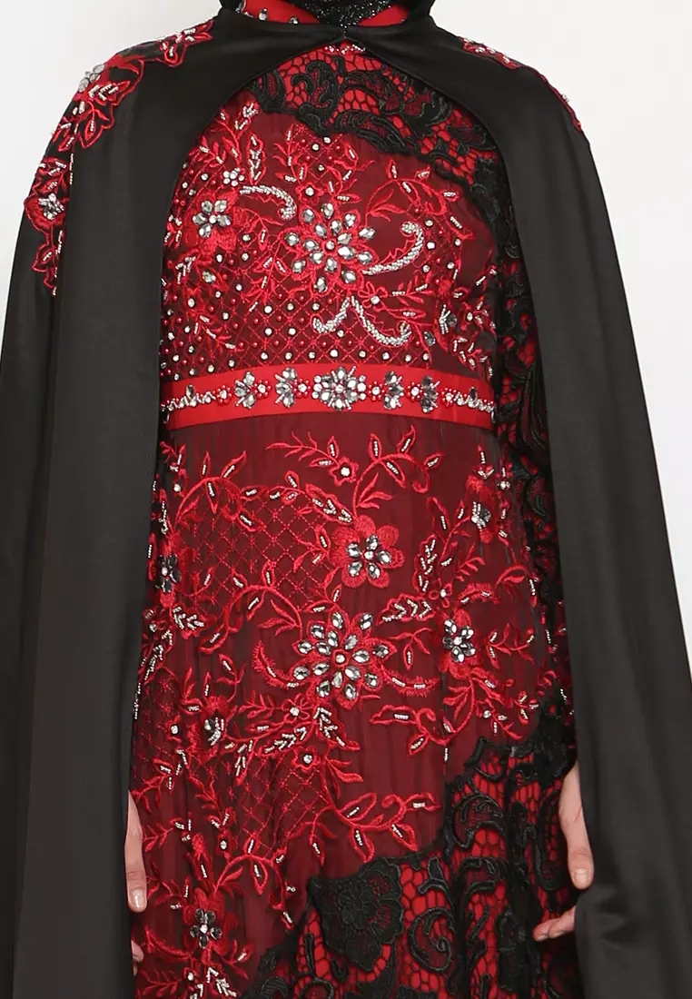 Bibiq Gamis Brokat Satin