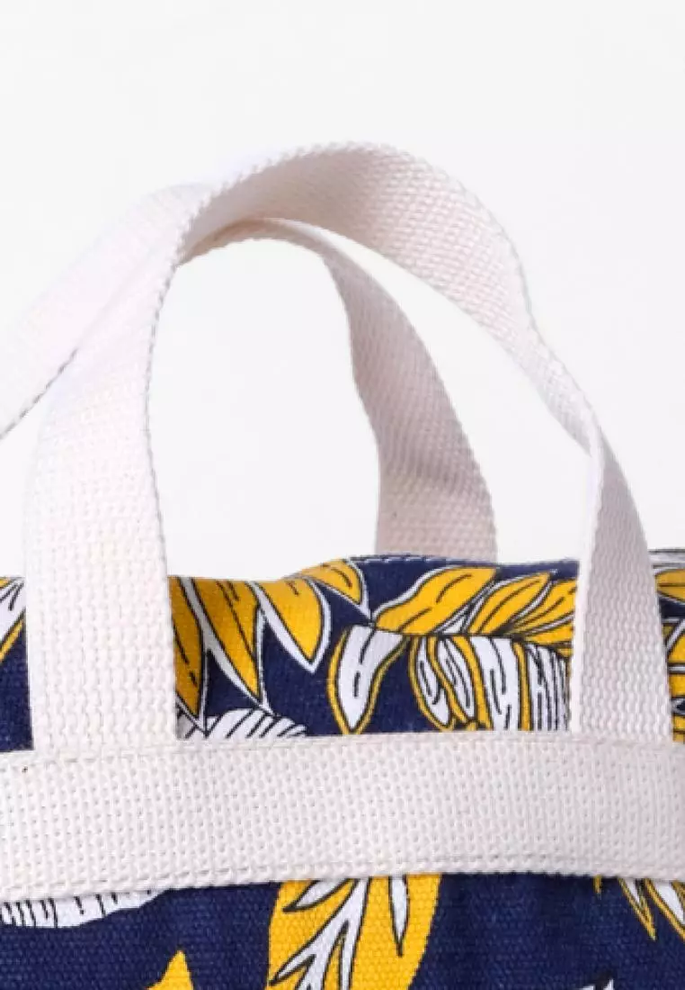 Pamole Pouch Kosmetik Bahan Kanvas Penutup Resleting - Trop Dongker