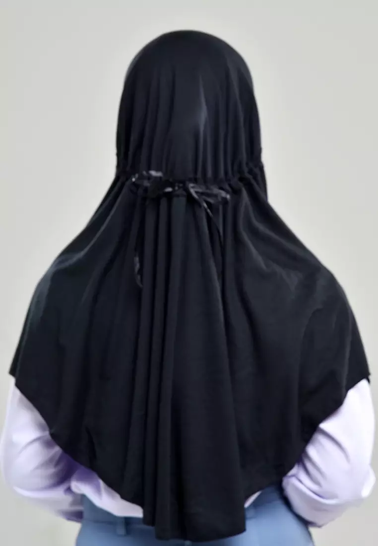 Rabbani - Kerudung Sekolah Instan Innova Lx - Black